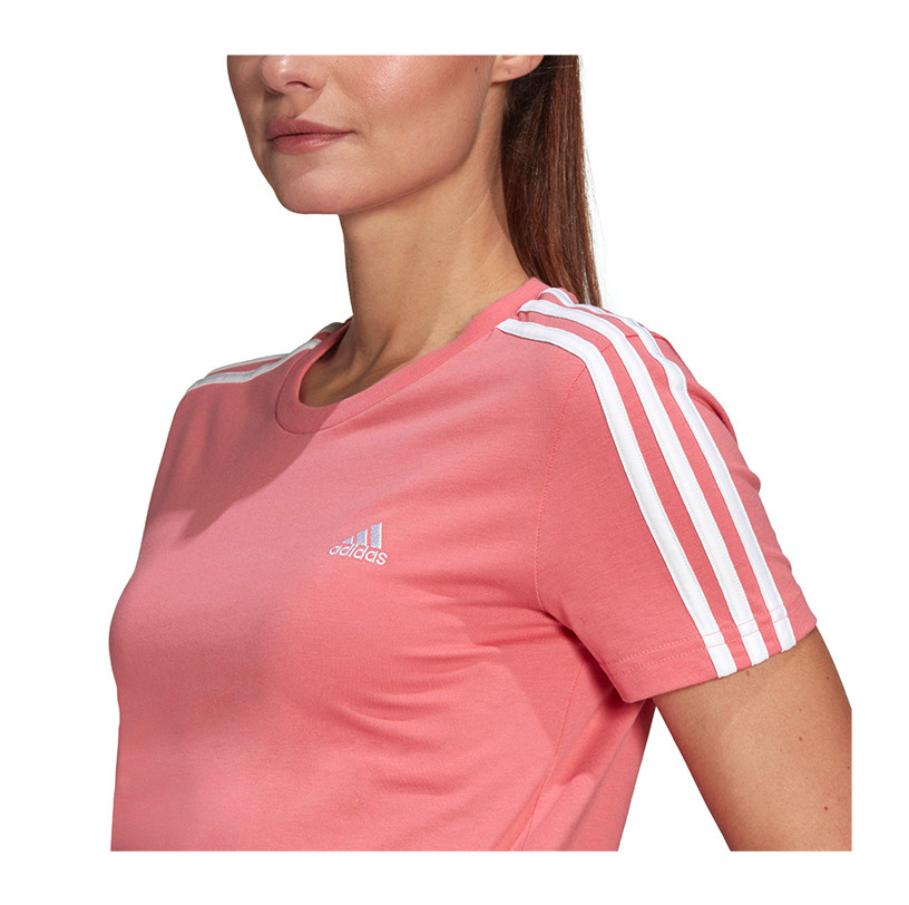 Футболка женская Adidas W 3S T розовая GL0787 изображение 4