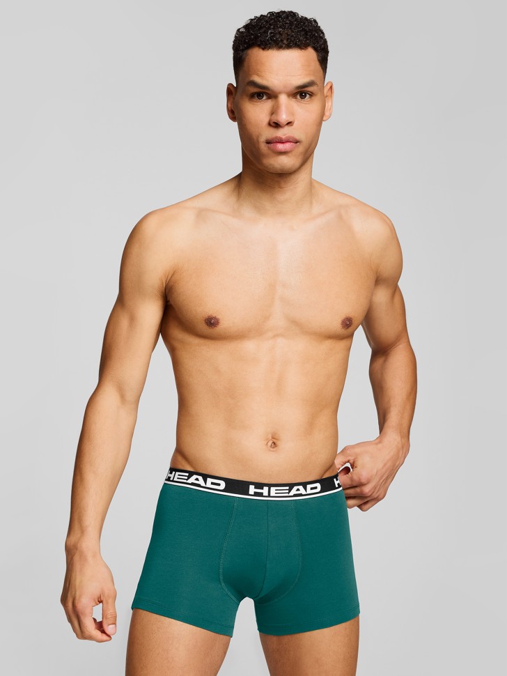 Боксери чоловічі HEAD BASIC BOXER 2P зелені 701202741029 изображение 4