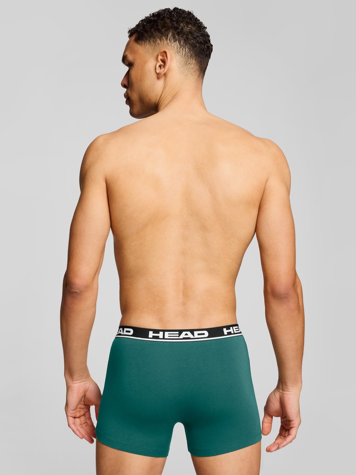 Боксери чоловічі HEAD BASIC BOXER 2P зелені 701202741029 изображение 6