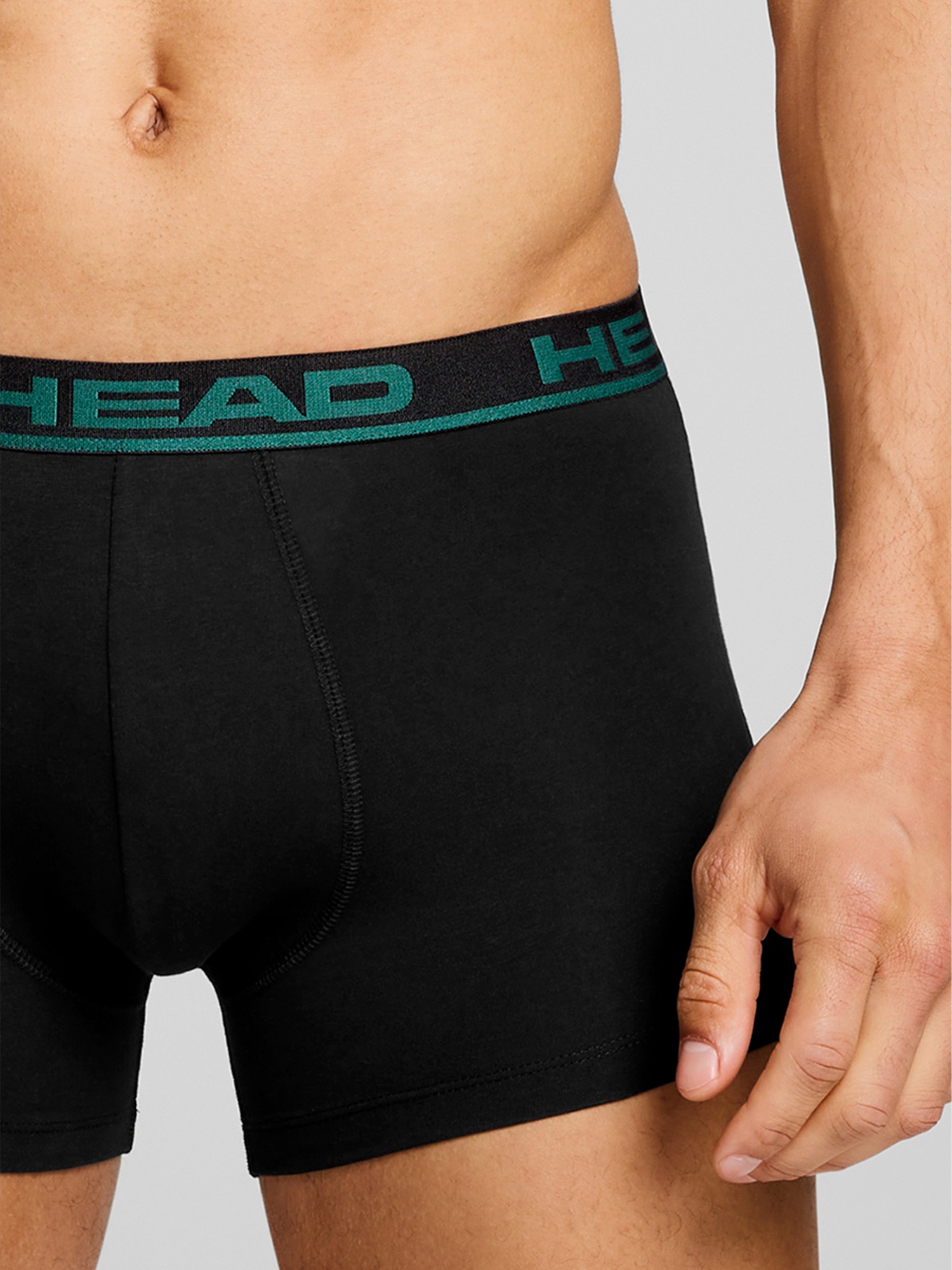 Боксери чоловічі HEAD BASIC BOXER 2P зелені 701202741029 изображение 8