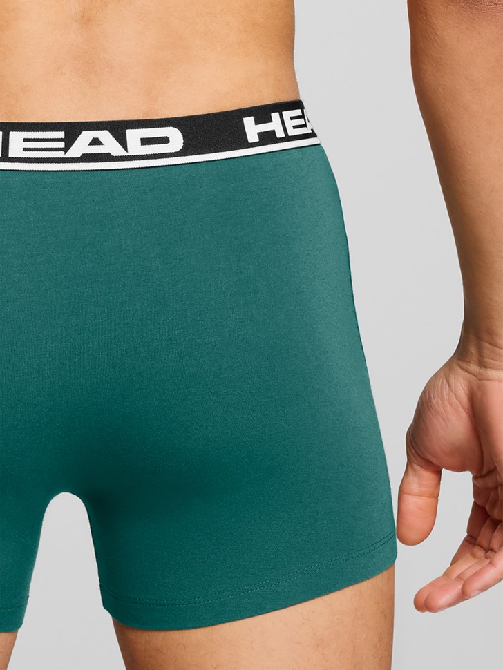 Боксери чоловічі HEAD BASIC BOXER 2P зелені 701202741029 изображение 9