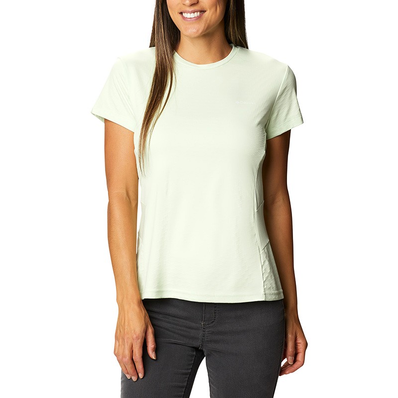 Футболка жіноча Columbia  W Zero Ice Cirro-Cool™ SS Shirt  зелена 1933821-313 — фото 1