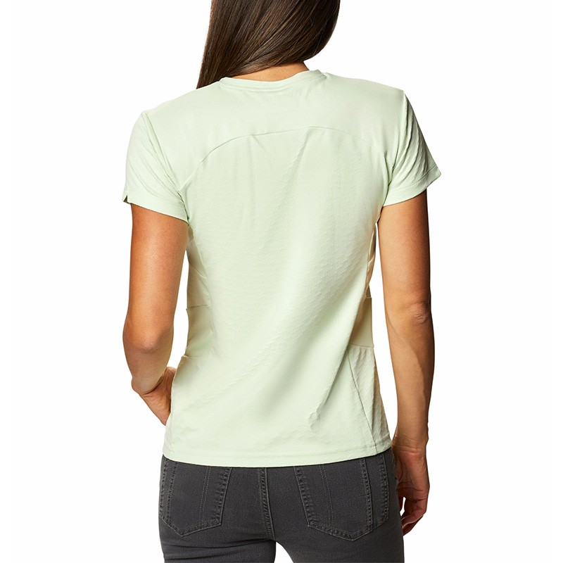Футболка жіноча Columbia  W Zero Ice Cirro-Cool™ SS Shirt  зелена 1933821-313 — фото 2