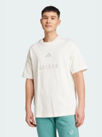 Футболка мужская Adidas M A SZN G T белая JL6552 изображение 2