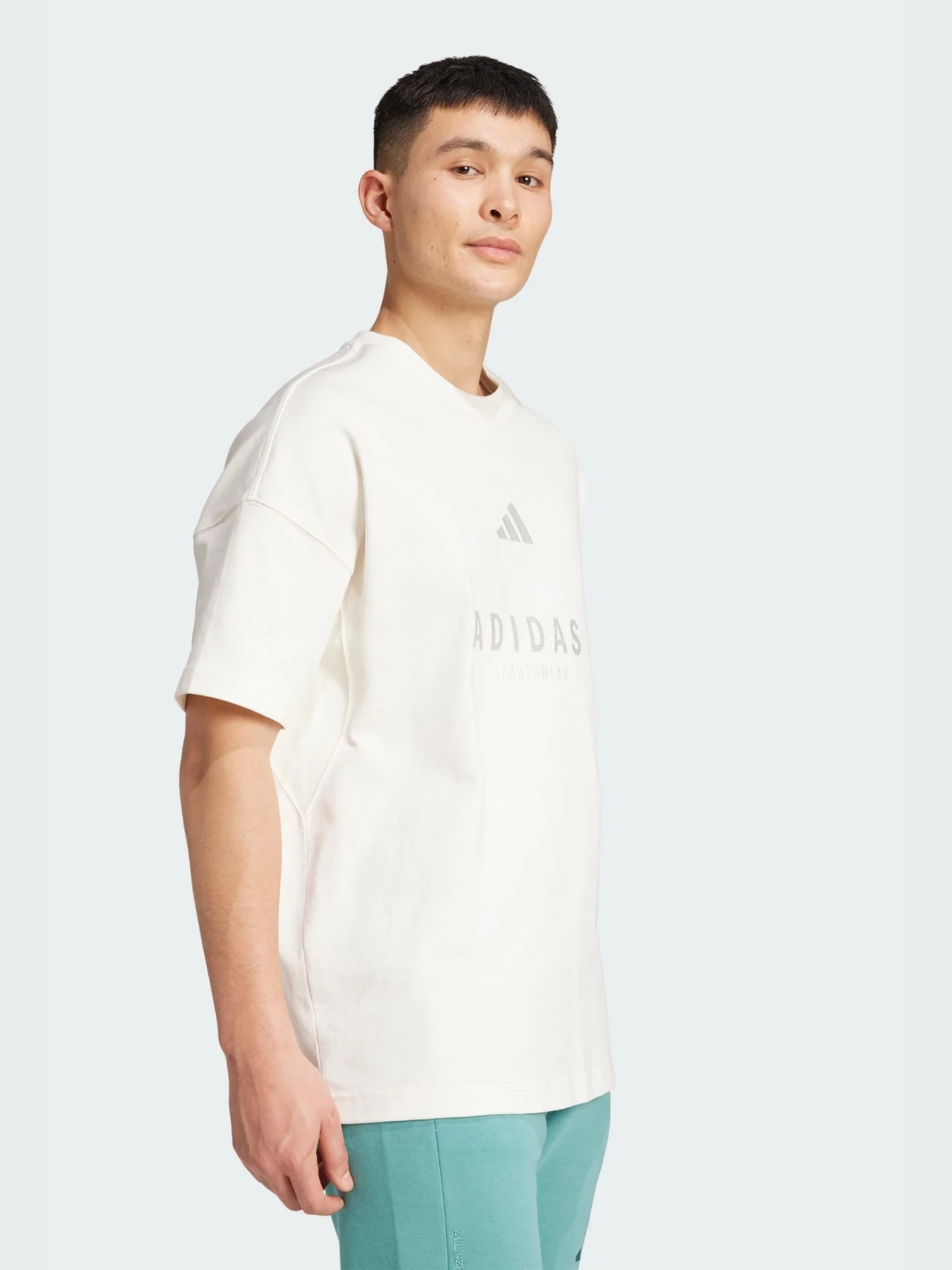 Футболка мужская Adidas M A SZN G T белая JL6552 изображение 3
