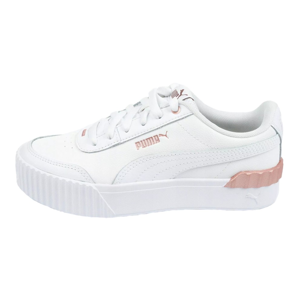 Кроссовки женские Puma Carina Lift Metallic Pop Wns белые 38319402