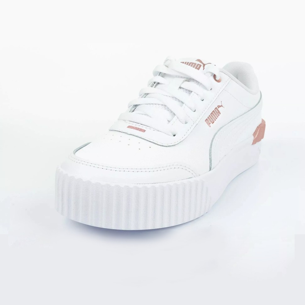 Кроссовки женские Puma Carina Lift Metallic Pop Wns белые 38319402 — фото 4