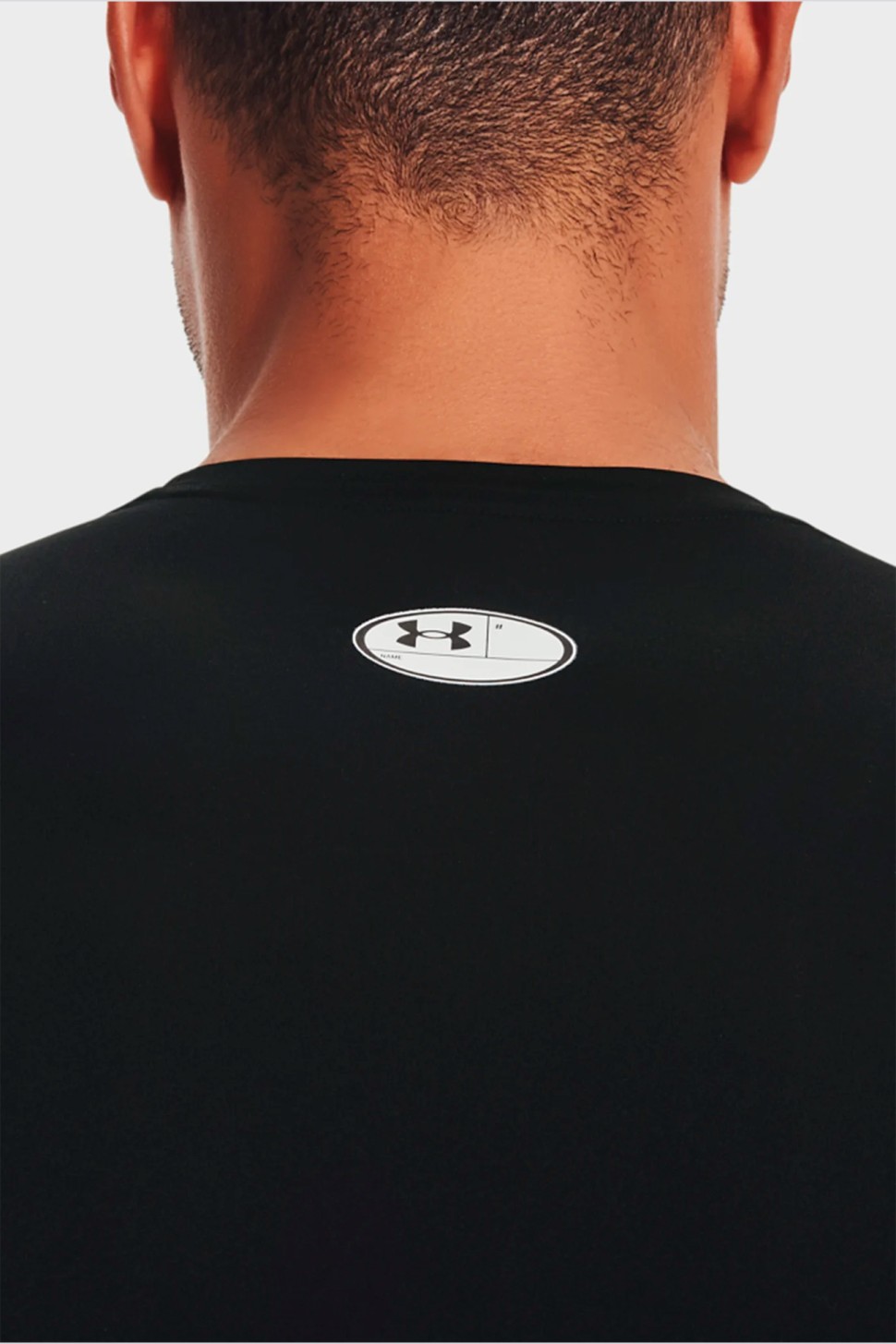 Футболка чоловіча Under Armour Ua Hg Armour Comp Ls чорна 1361524-001 — фото 4