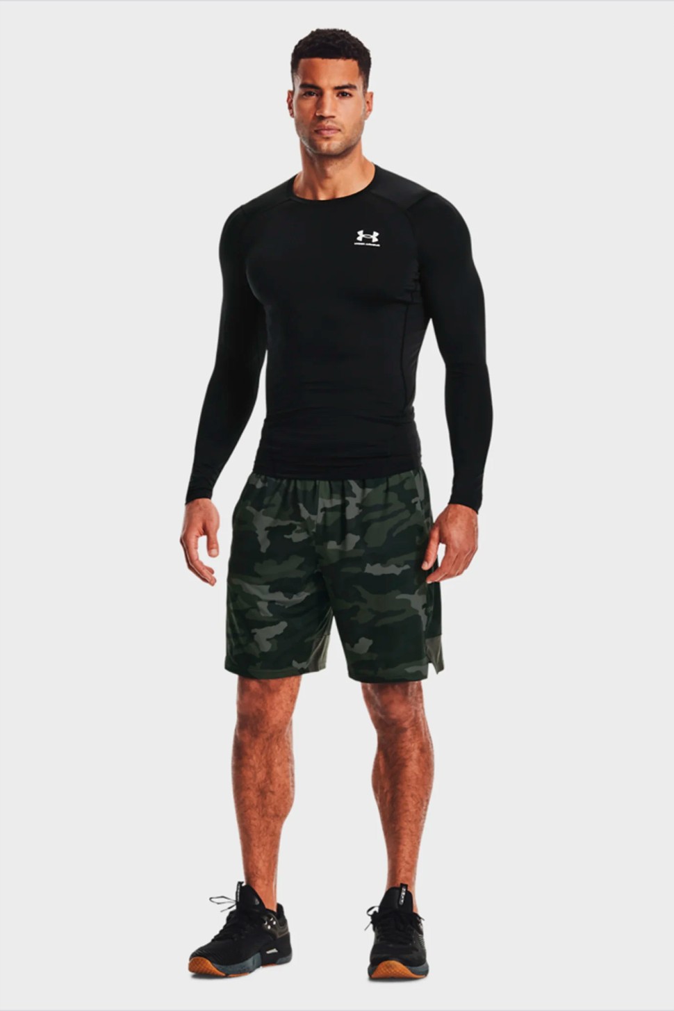 Футболка чоловіча Under Armour Ua Hg Armour Comp Ls чорна 1361524-001 — фото 5