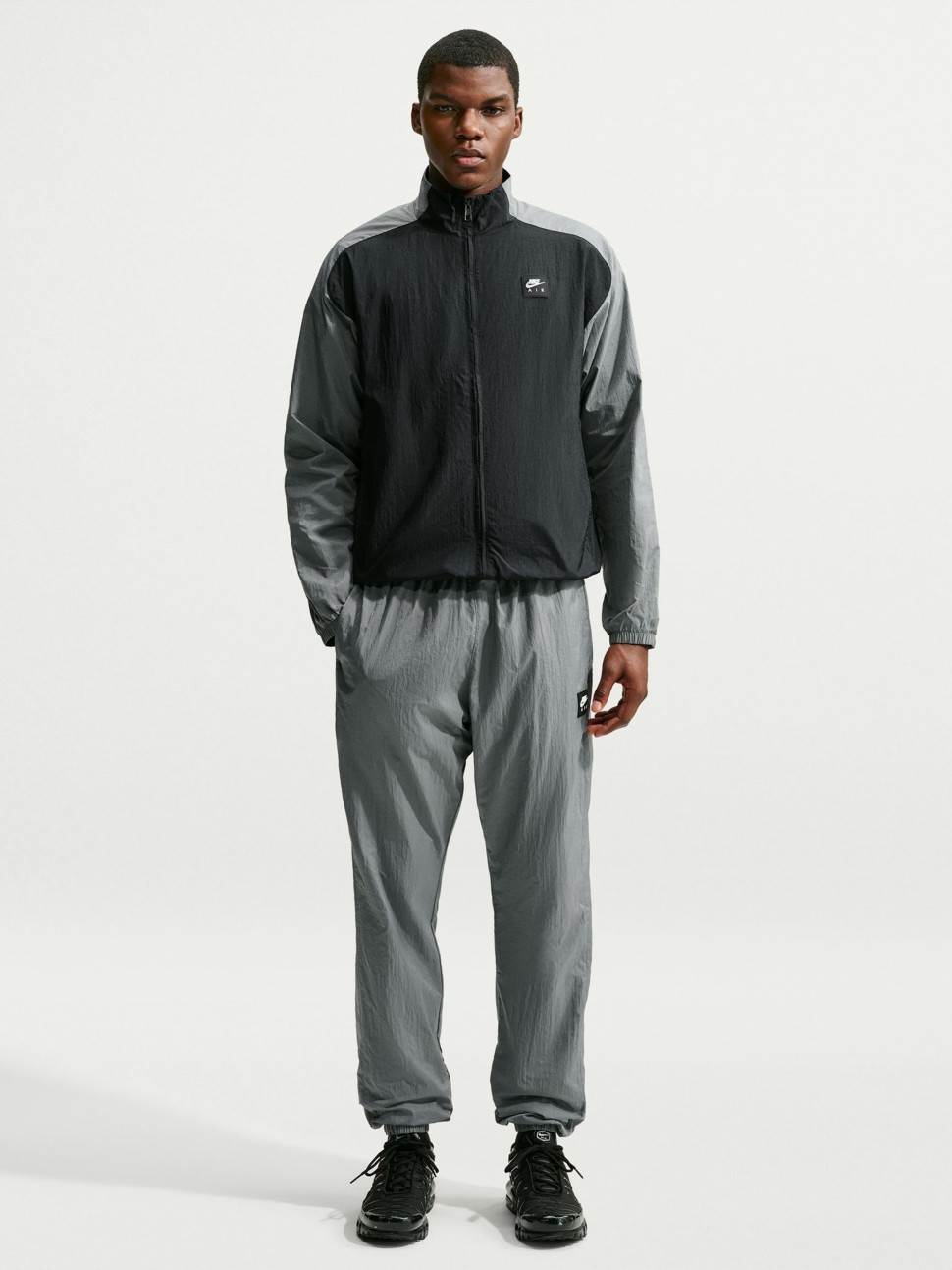Костюм мужской Nike M NK AIR TRACK SUIT MX MTL серый IM6048-084 — фото 2