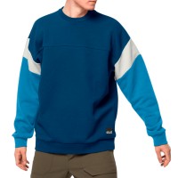 Толстовка чоловіча Jack Wolfskin 365 Crew M синя 1709821-1134 изображение 1