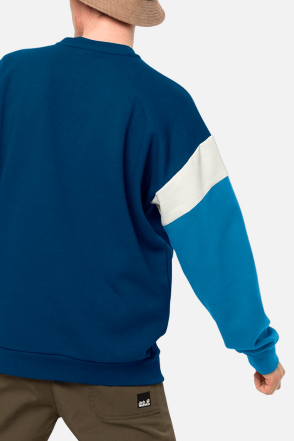 Толстовка мужская Jack Wolfskin 365 Crew M Синяя 1709821-1134 — фото 3