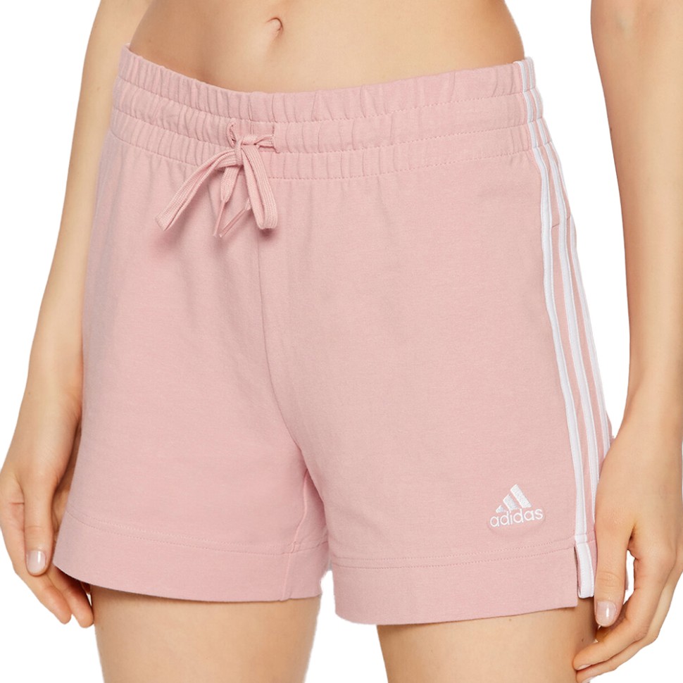 Шорти женские Adidas W 3S Sj Sho розовые HD1809 изображение 1