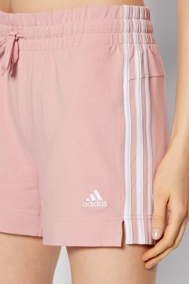 Шорти женские Adidas W 3S Sj Sho розовые HD1809 изображение 3