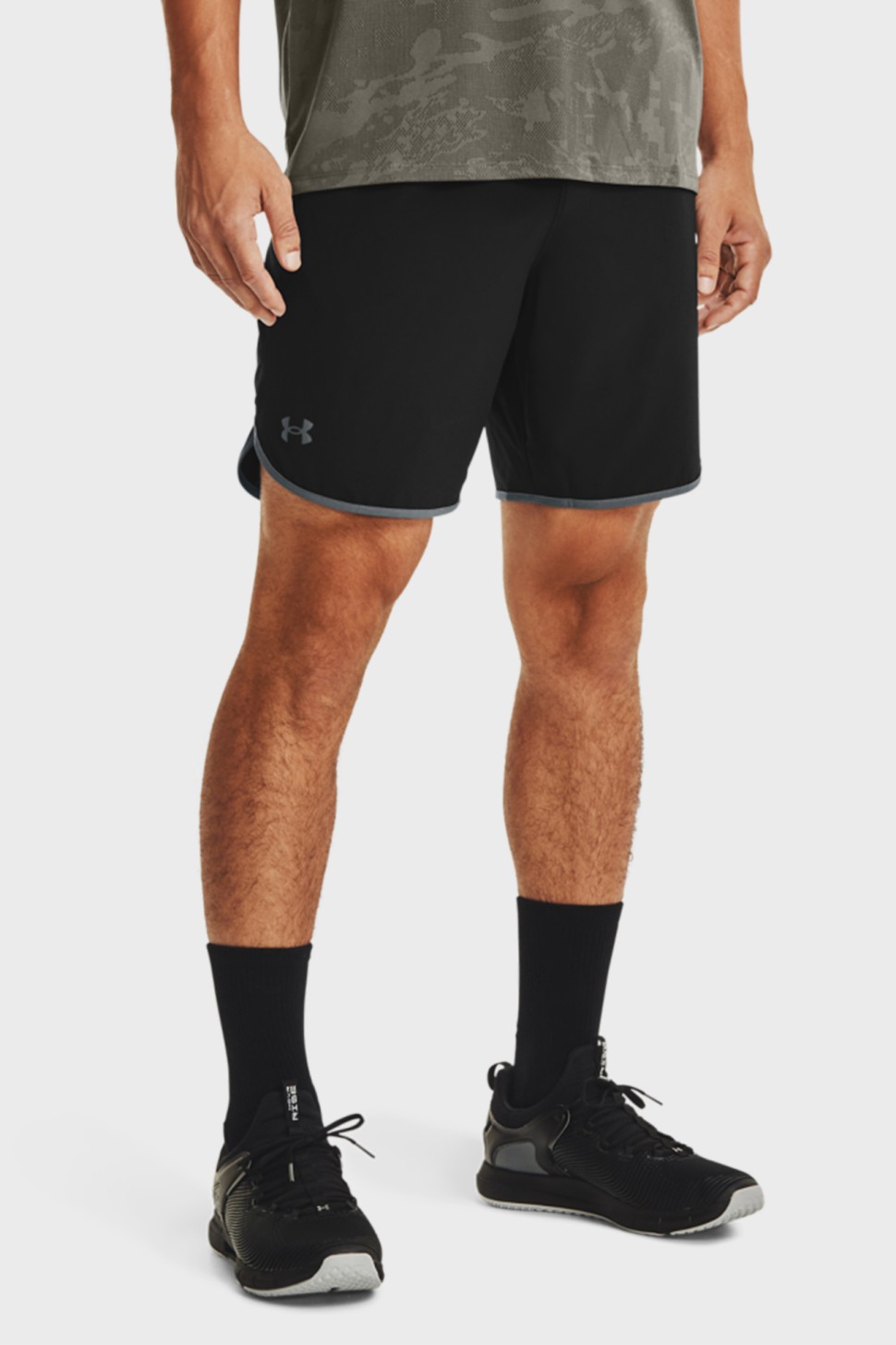 Шорти чоловічі Under Armour Ua Hiit Woven Shorts чорні 1361435-001 — фото 2