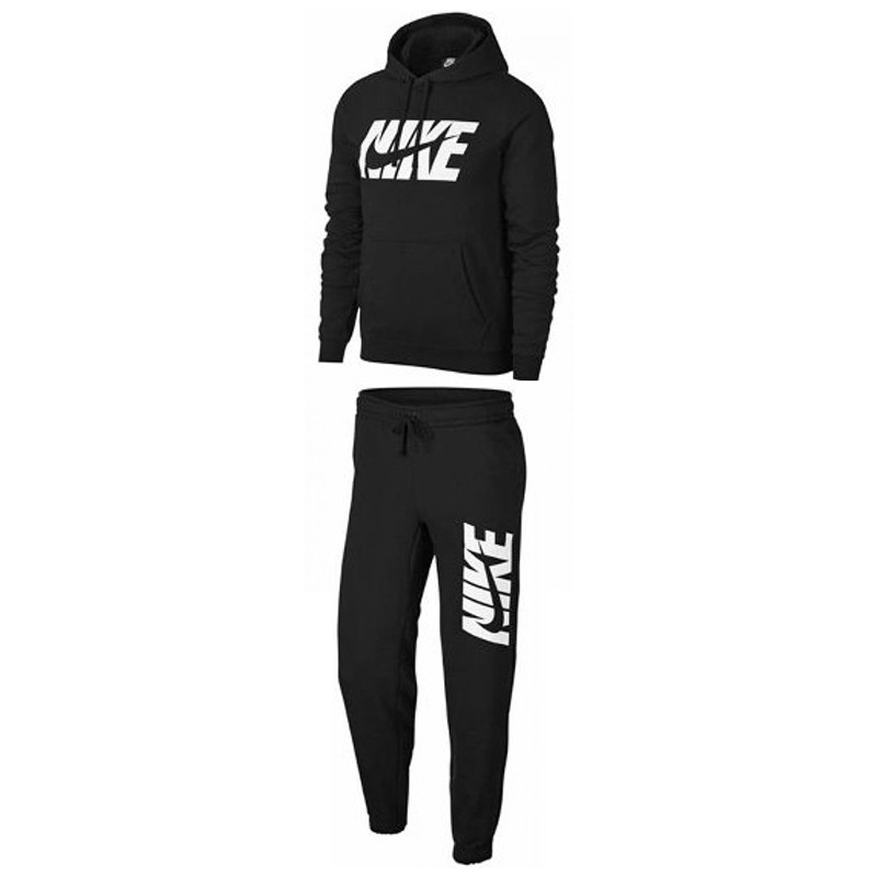 Костюм мужской Nike Nsw Track Suit Fleece Gx черный AR1341-010 — фото 1
