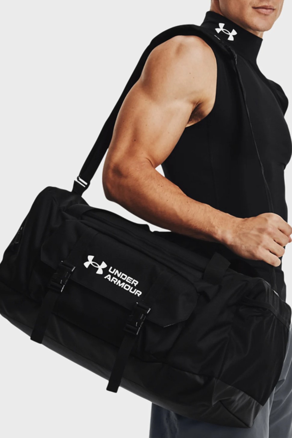 Сумка Under Armour UA Gametime Duffle чорна 1369218-001 — фото 6