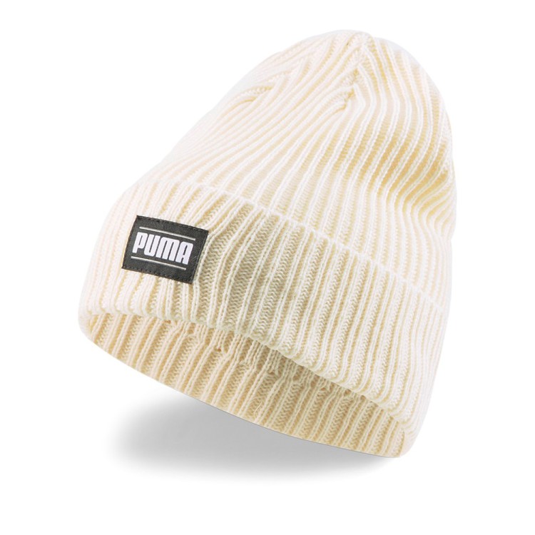 Шапка Puma Ribbed Classic Cuff Beanie синяя 02403804 изображение 1
