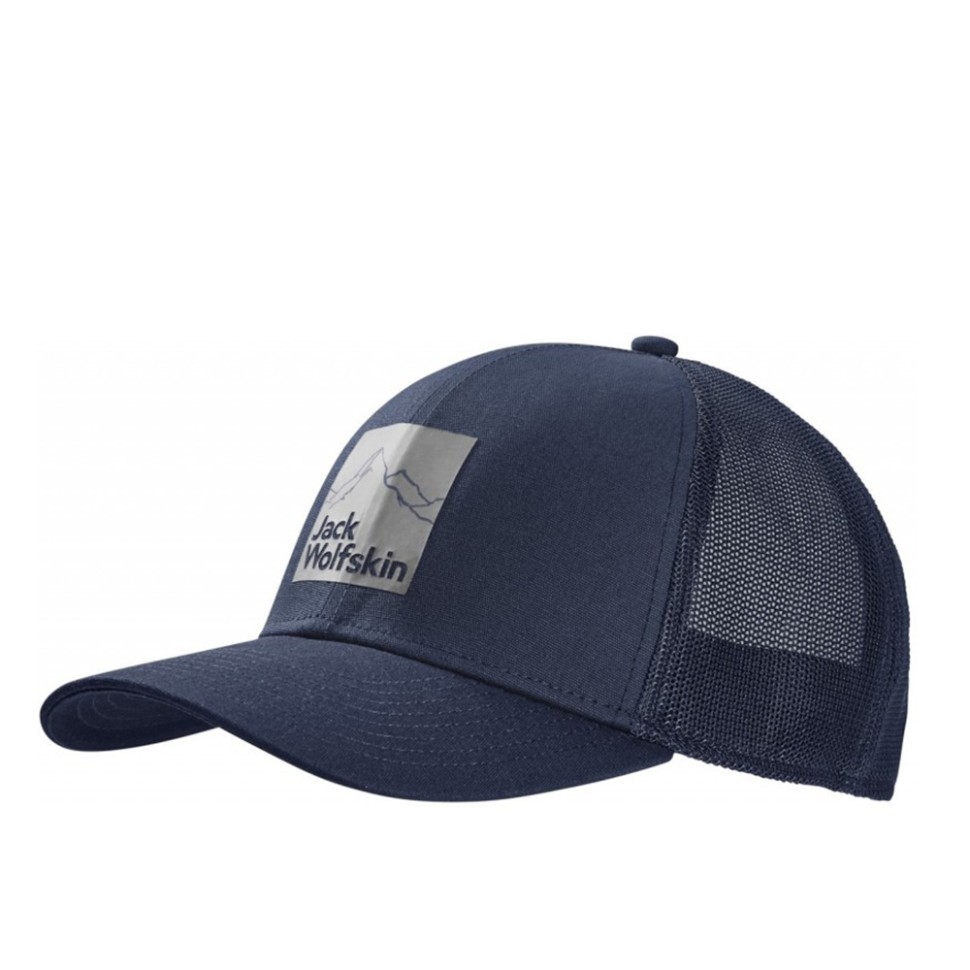 Бейсболка унісекс Jack Wolfskin BRAND CAP темно-синя 1911241-1010 — фото 1