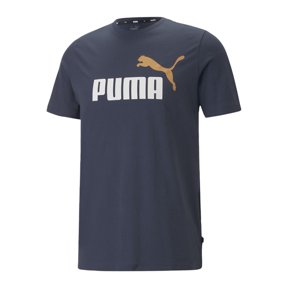Футболка чоловіча Puma ESS+ 2 Col Logo Tee синя 58675915