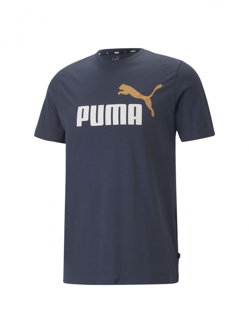 Футболка чоловіча Puma ESS+ 2 Col Logo Tee синя 58675915 — фото 2