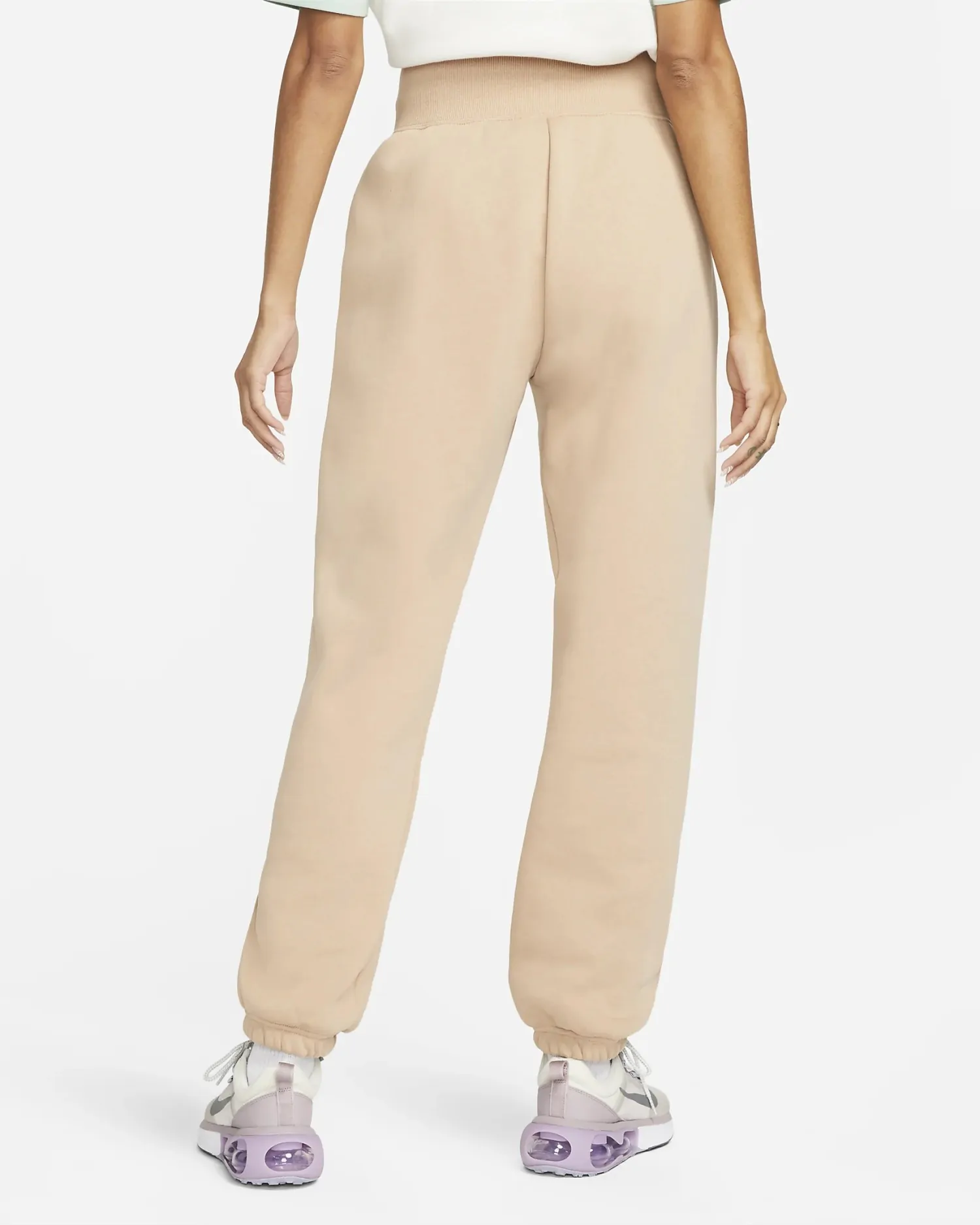 Штани жіночі Nike W NSW PHNX FLC HR OS PANT бежеві DQ5887-200