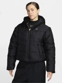 Куртка жіноча Nike W NSW TF SNFL NK CLSC PFR AOP чорна FV7941-010