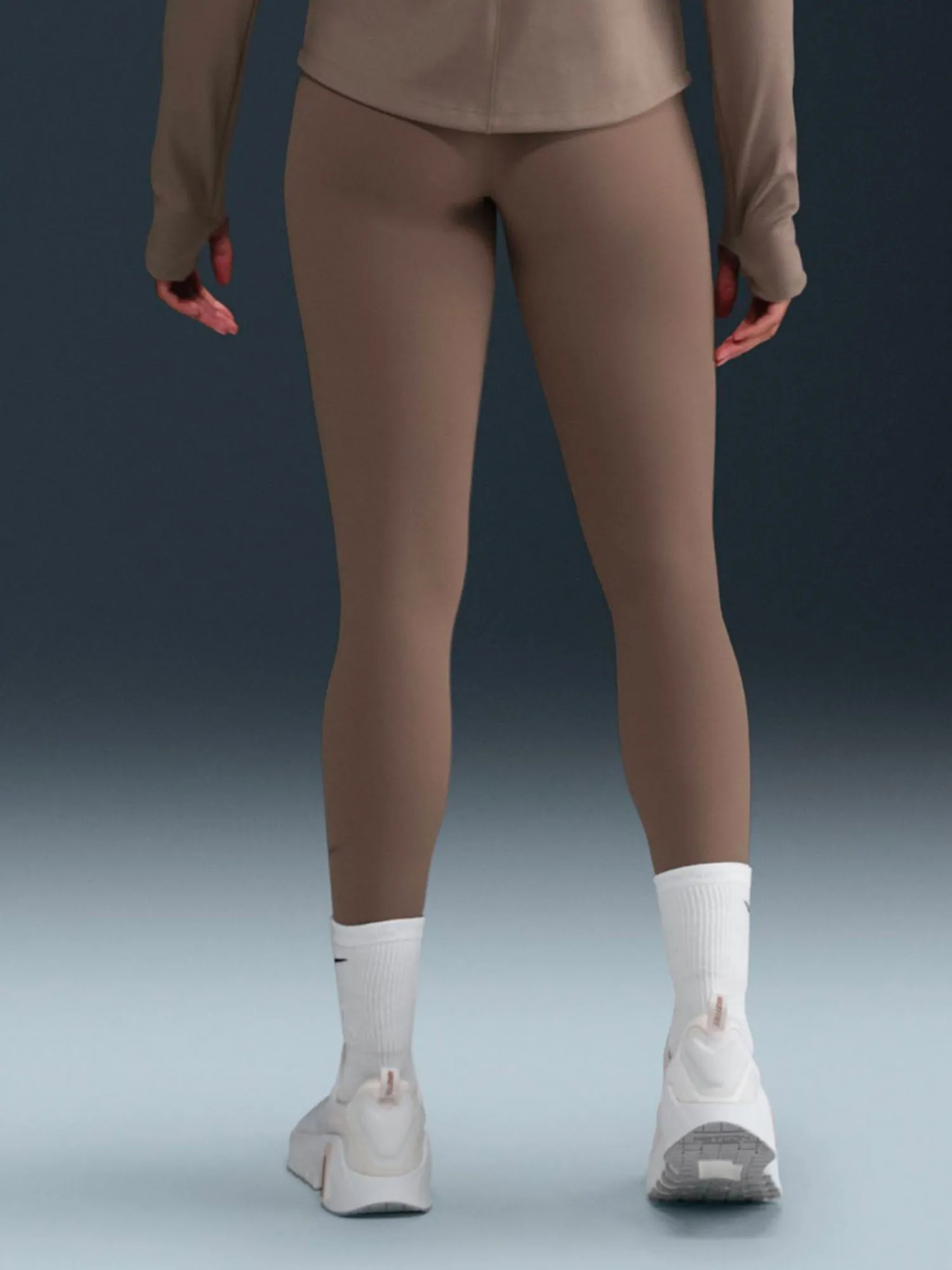 Легінси жіночі Nike W NK DF ONE HR TIGHT коричневі FN3226-233