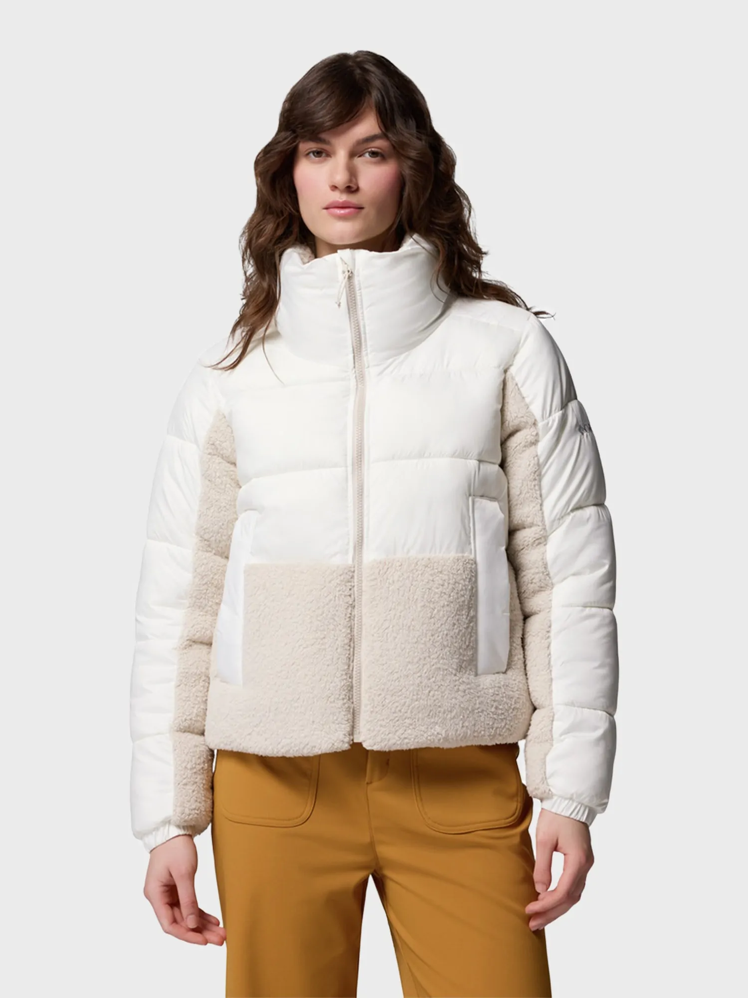 Куртка женская Columbia Leadbetter Point II Sherpa Hybrid белая