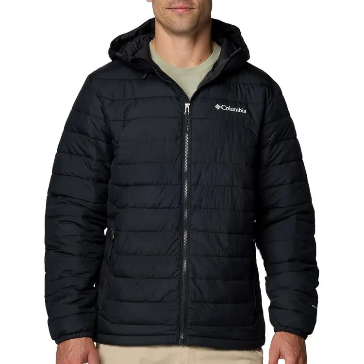 Куртка чоловіча Columbia Powder Lite™ II Hooded Jacket чорна