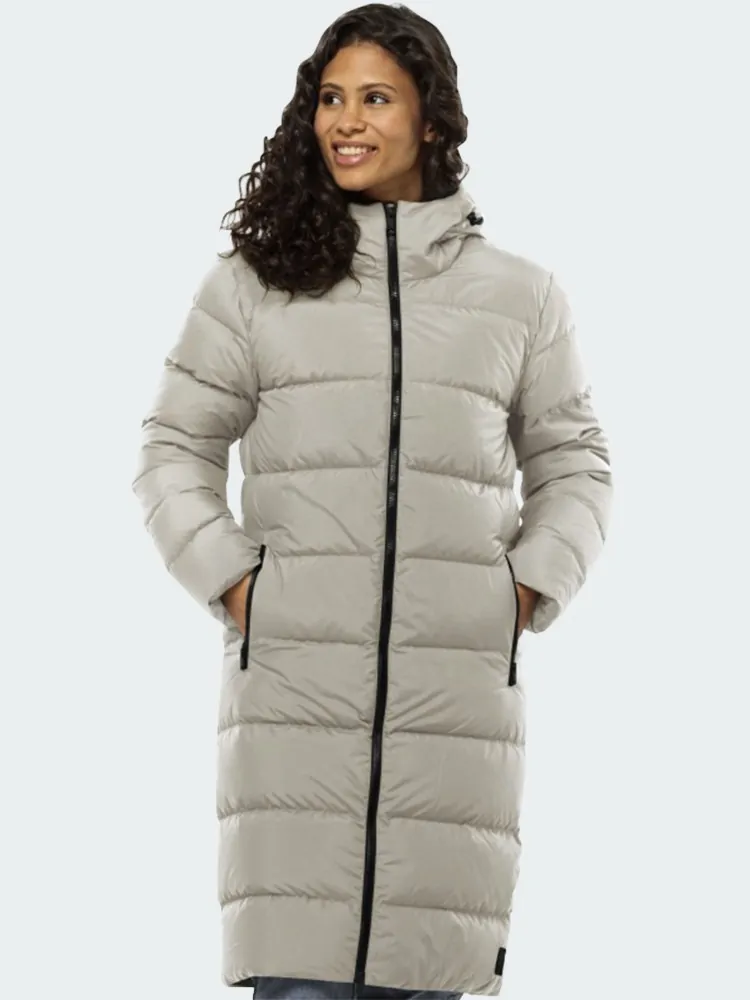 【2】Kaja Favorite Insulation Coat OVY Куртка жіноча Jack Wolfskin FROZEN PALACE COAT W бежева 1204133