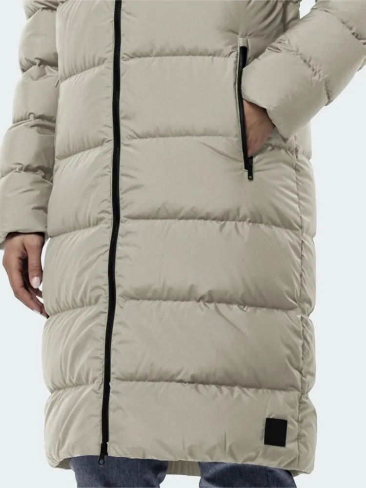 Куртка жіноча Jack Wolfskin FROZEN PALACE COAT W бежева 1204133