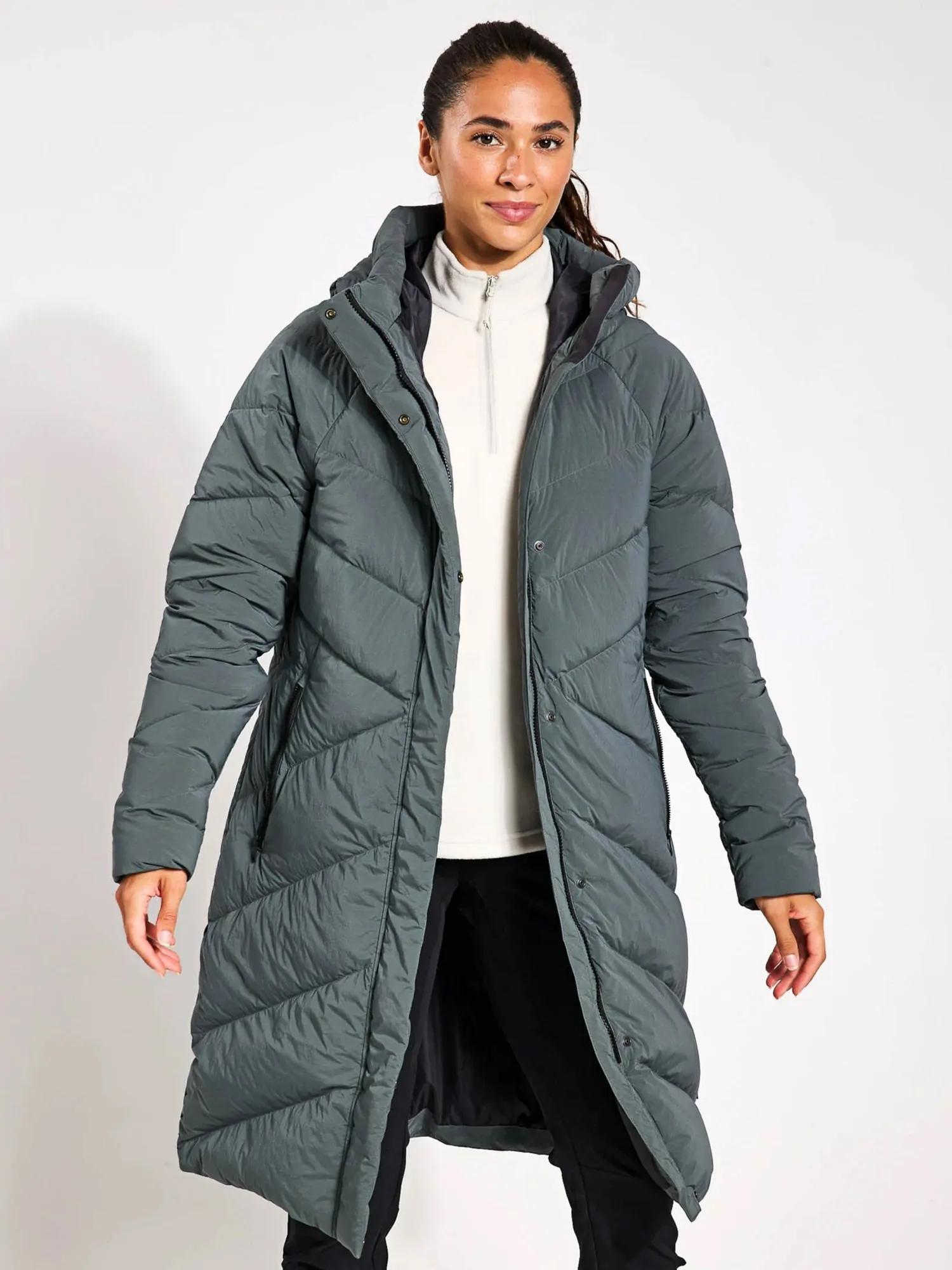 Куртка женская Jack Wolfskin MARIENPLATZ COAT W зеленая 1206971