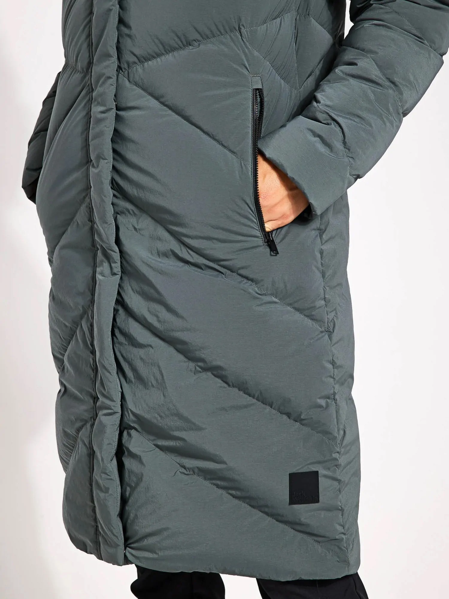 Куртка жіноча Jack Wolfskin MARIENPLATZ COAT W зелена 1206971-4136
