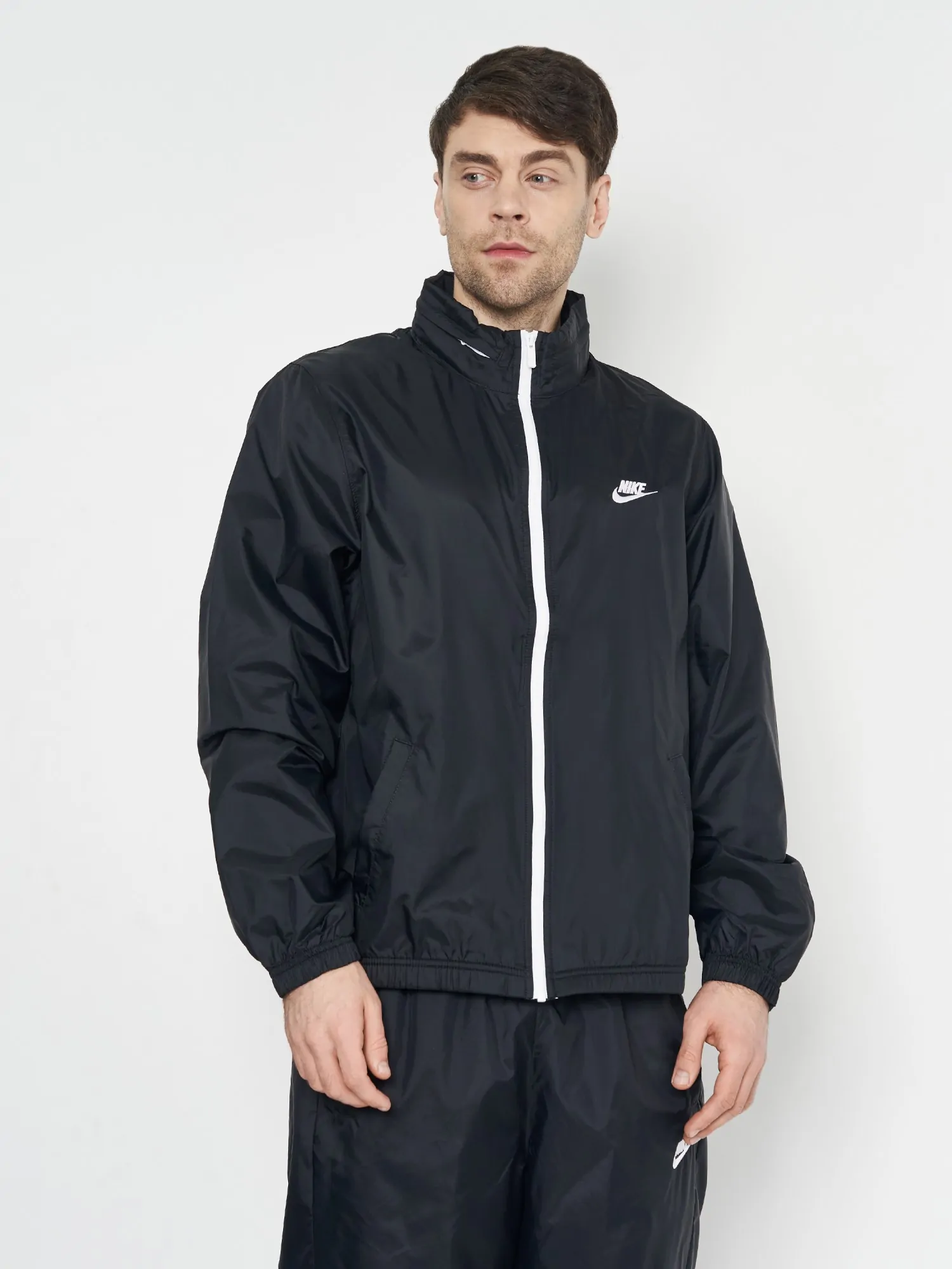 Костюм мужской Nike M NK CLUB LND WVN TRK SUIT черный DR3337-010