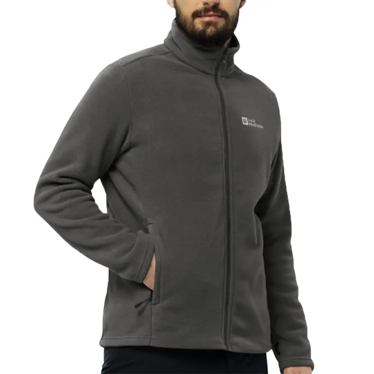 Толстовка мужская Jack Wolfskin WINTERSTEIN FZ M серая 1711371