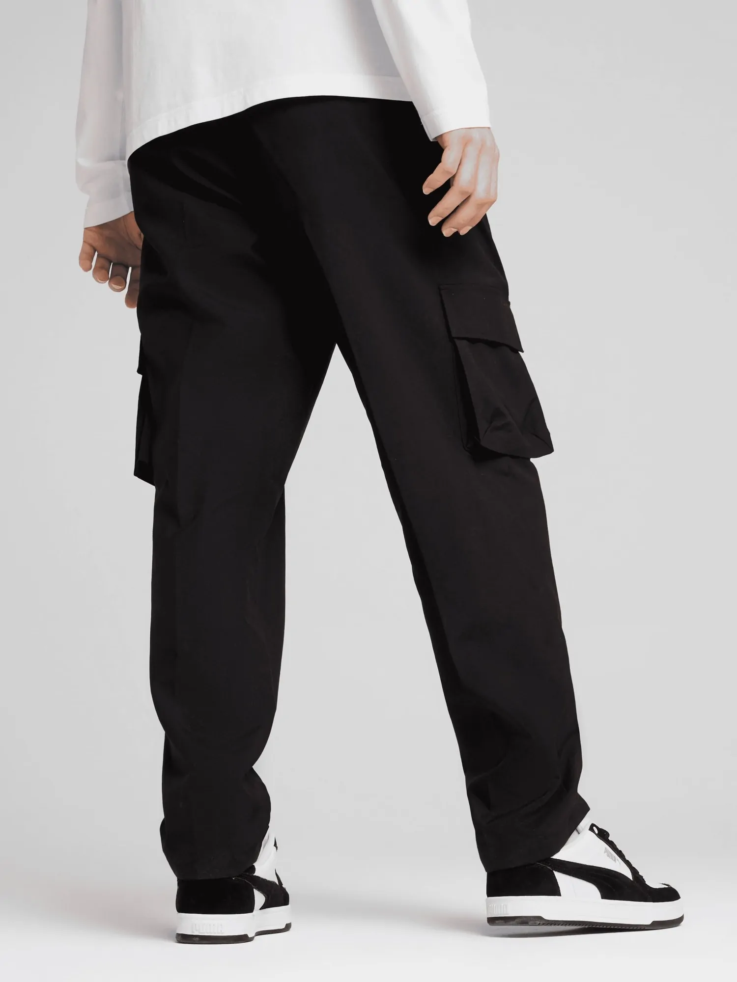 Брюки мужские Puma ESS Woven Cargo Pants черные 68266301 купить в
