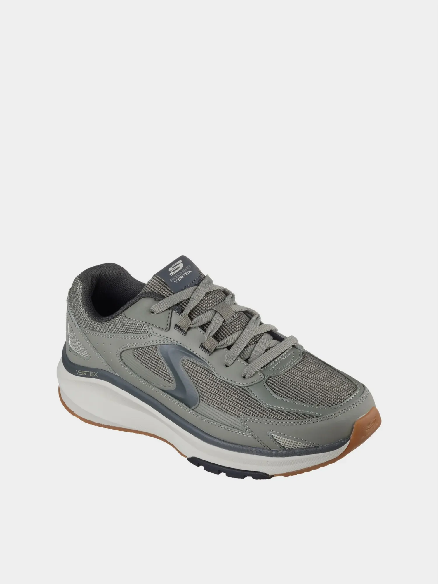 おっさん Кроссовки мужские Skechers VERTEX оливковые 233076 OLV купить в
