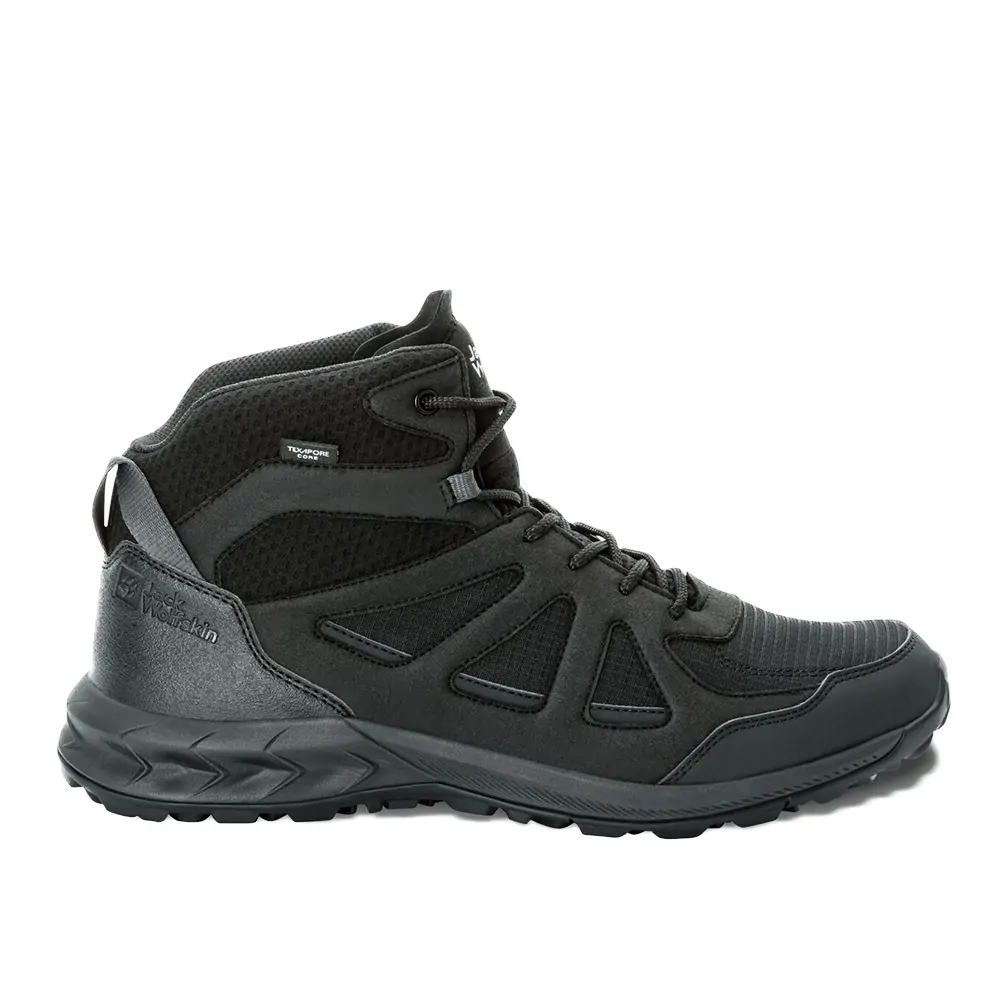 Ботинки мужские Jack Wolfskin WOODLAND 2 TEXAPORE MID M черные