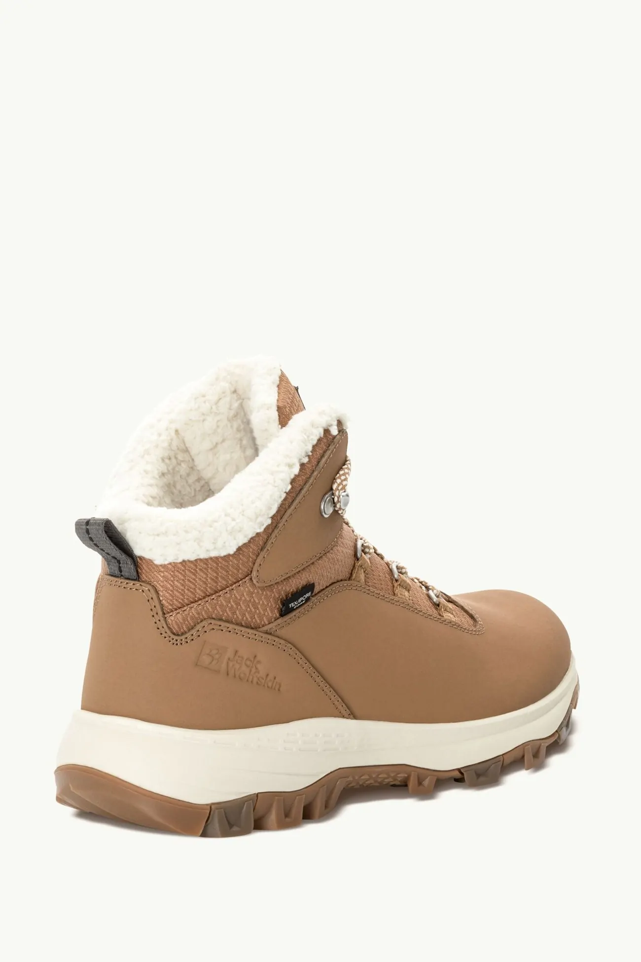 雪。 Черевики жіночі Jack Wolfskin EVERQUEST TEXAPORE MID W коричневі