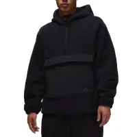 Толстовка мужская Nike M J FLIGHT SHERPA TOP черная FV7452-010