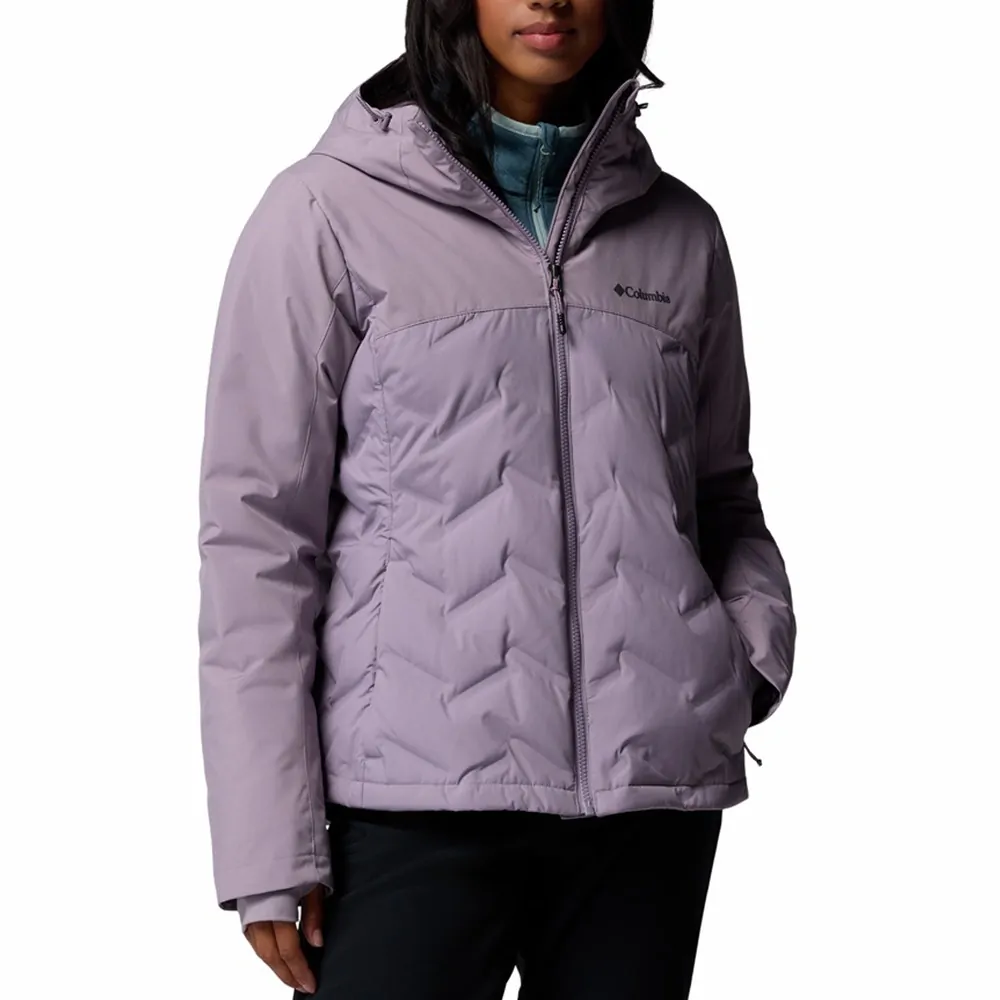 くま3 Куртка женская Columbia Grand Trek™ III Down Jacket фиолетовая
