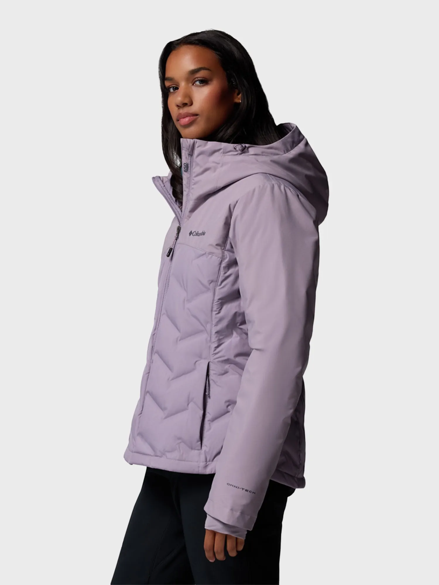Куртка женская Columbia Grand Trek™ III Down Jacket фиолетовая
