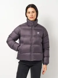 Куртка женская Adidas SHORT PUFFER фиолетовая JX2949 купить в