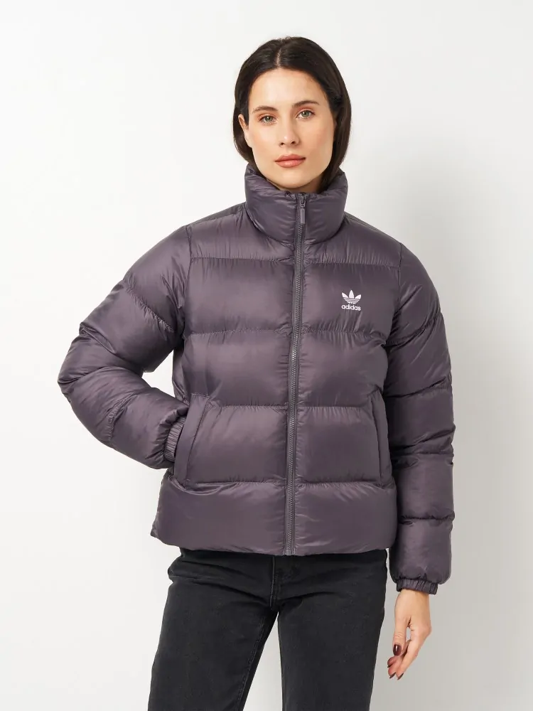 Куртка жіноча Adidas SHORT PUFFER фіолетова JX2949 купити в Києві