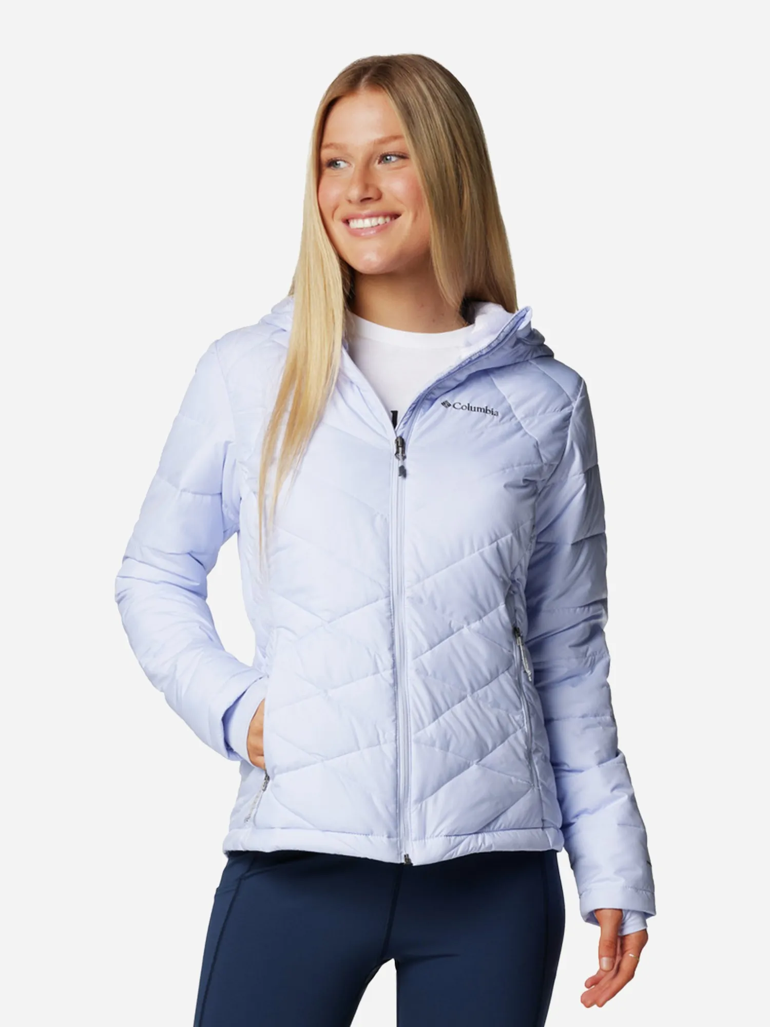Куртка жіноча Columbia Heavenly™ Hooded Jacket синя 1738151-581