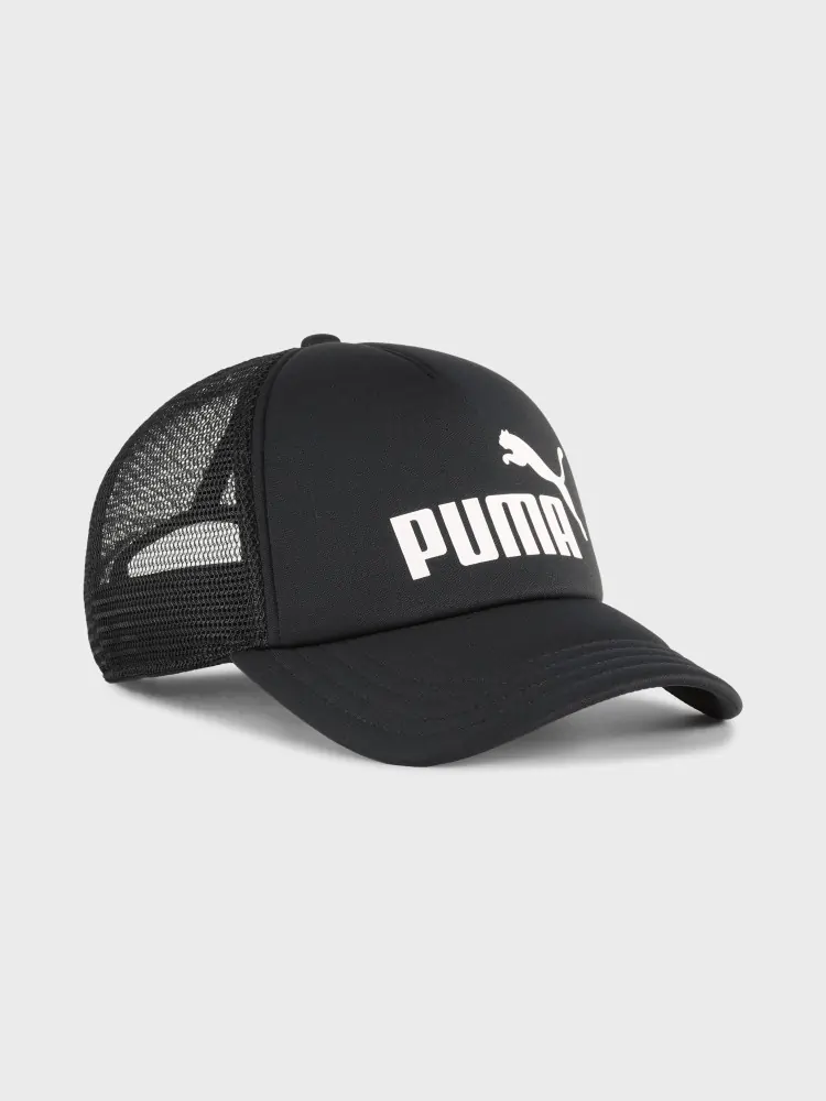Бейсболка Puma ESS NO. 1 LOGO Trucker Cap черная 02598601 купить в