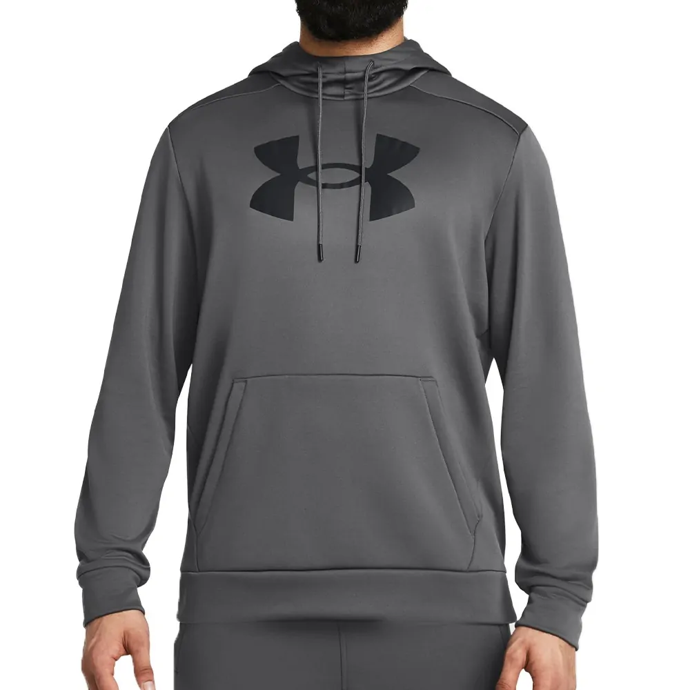 Толстовка мужская Under Armour UA Armour Fleece Big Logo HD серая