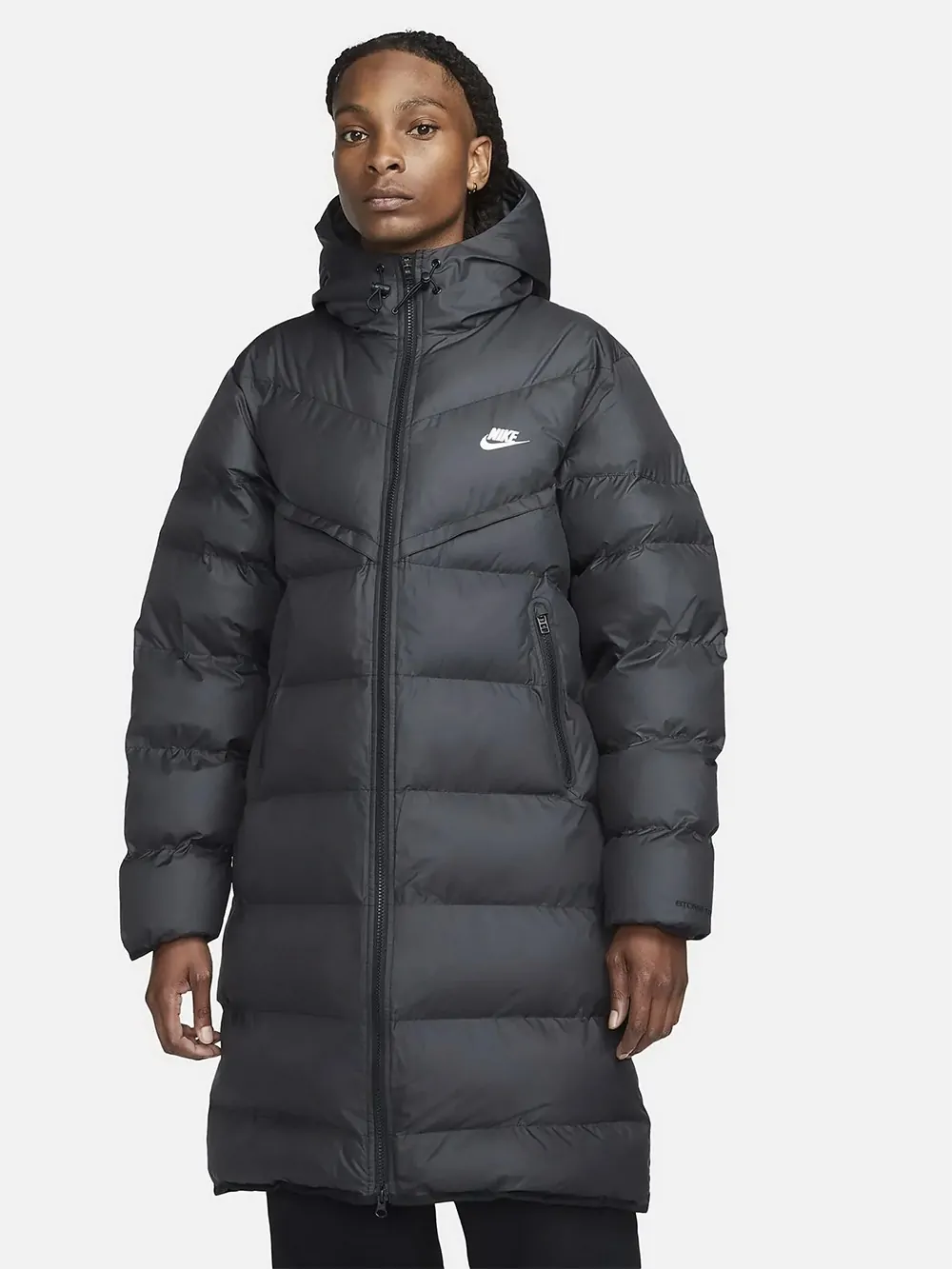 Куртка мужская Nike M NK SF WR PL-FLD HD PARKA черная FB8189-010
