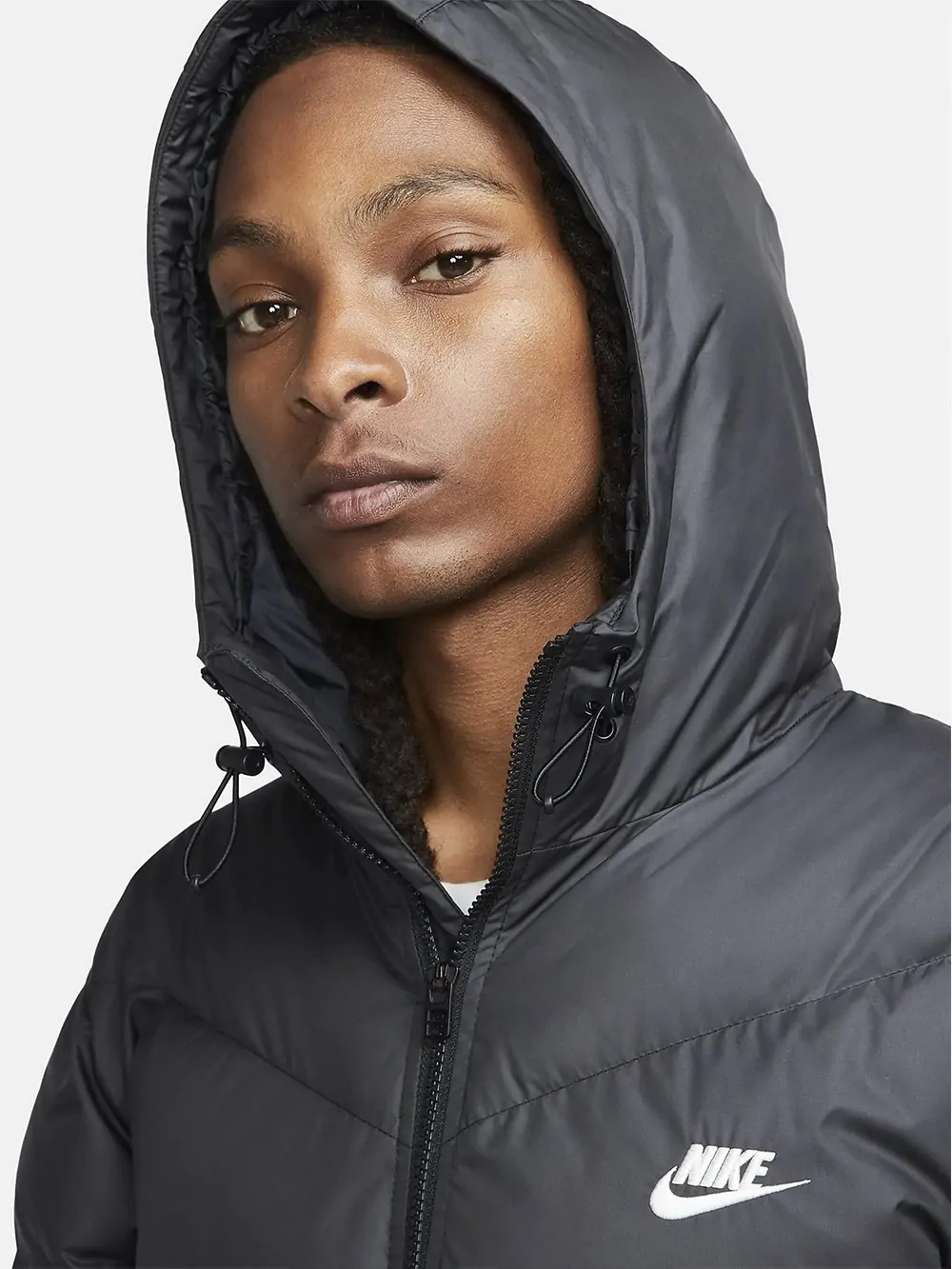 Куртка мужская Nike M NK SF WR PL-FLD HD PARKA черная FB8189-010